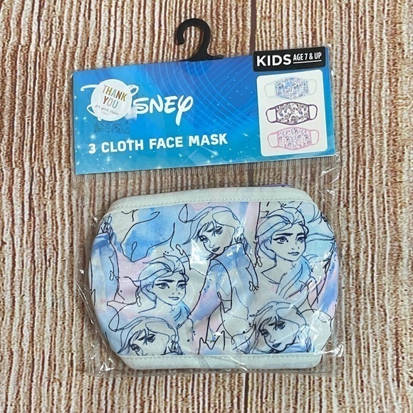 Frozen Logo Disney Mask‎ Set of 3 Cloth Facial Covering - Picture 1 of 3